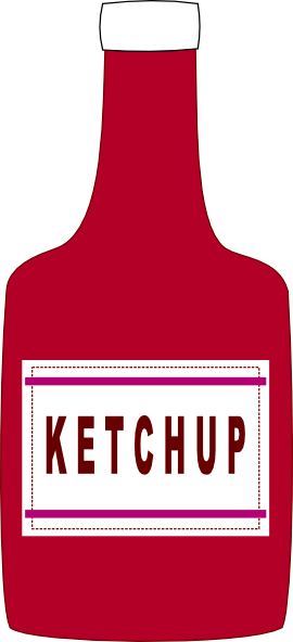 Ketchup Bottle Clip Art 