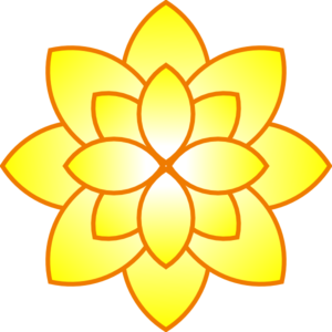 Simple Yellow Flower Clip Art at Clker 