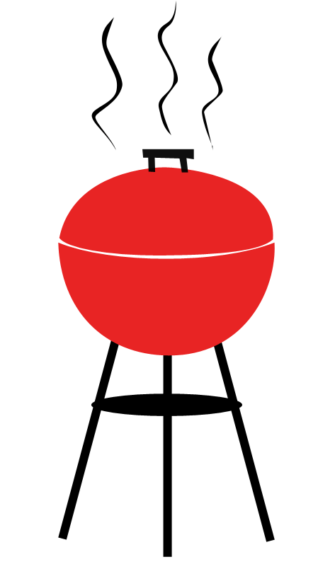 Bbq Grill Clipart Black And White 