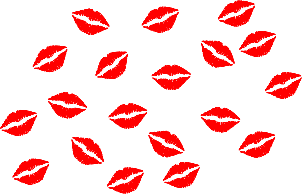 Hugs and kisses clipart image 