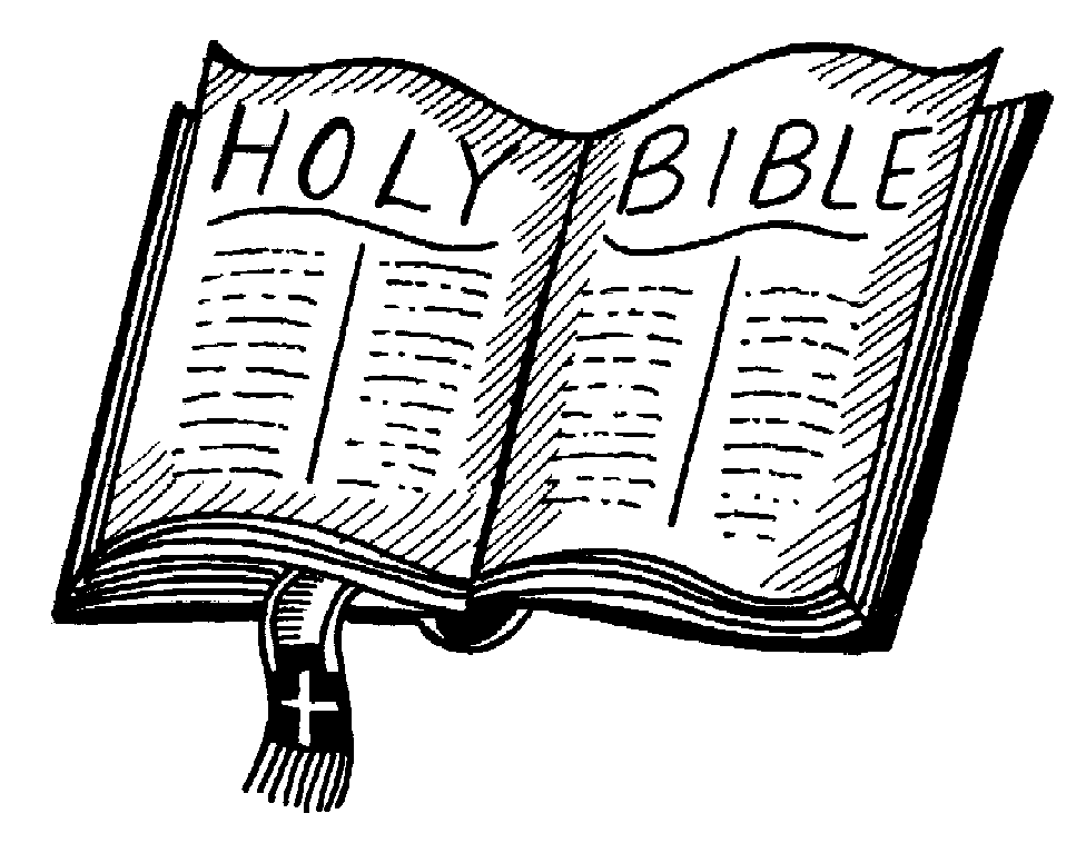 Clipart , Christian clipart bibles and scrolls 