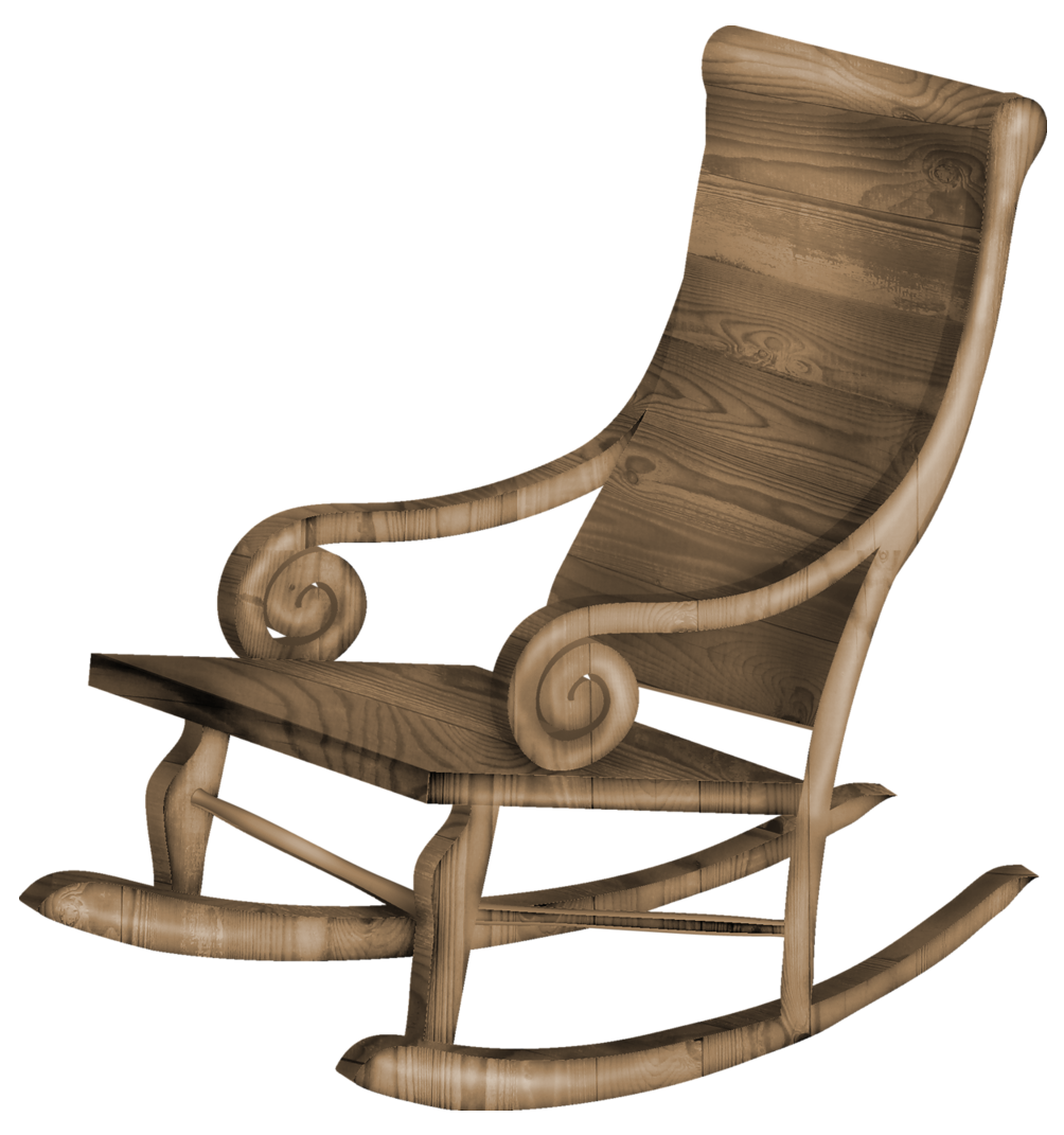 Transparent Rocking Chair PNG Clipart 