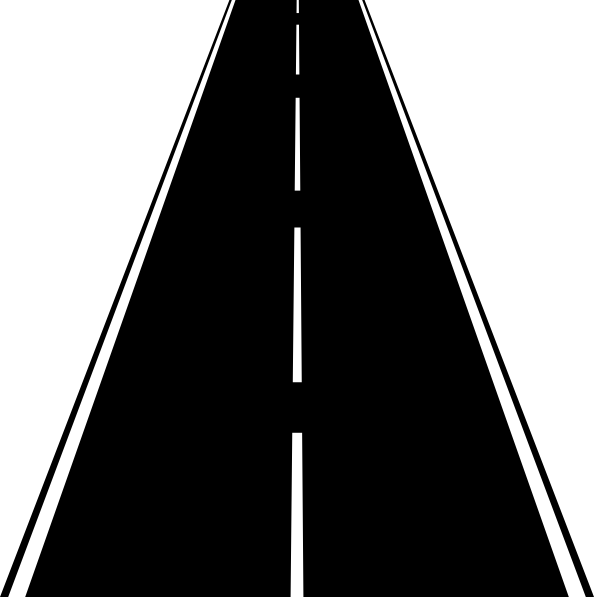 Clipart Straight Road