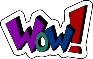 The Word Wow Clipart 