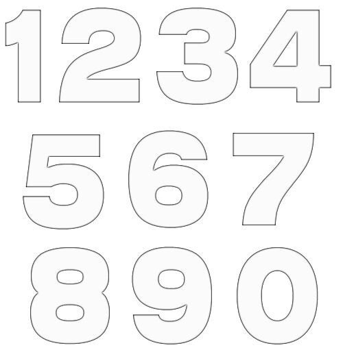 Free Numbers Clipart 