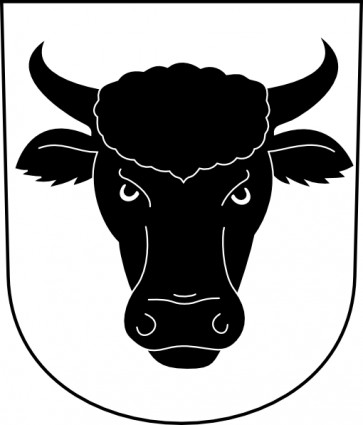 Beef cow silhouette free clipart image 