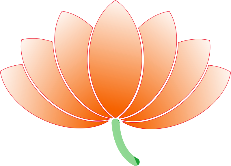 Free to Use  Public Domain Lotus Flower Clip Art 