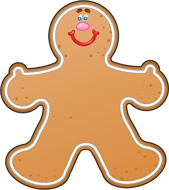 Gingerbread clipart free 