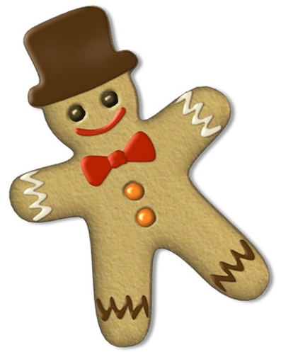 Gingerbread man gingerbread men clipart web clipart 