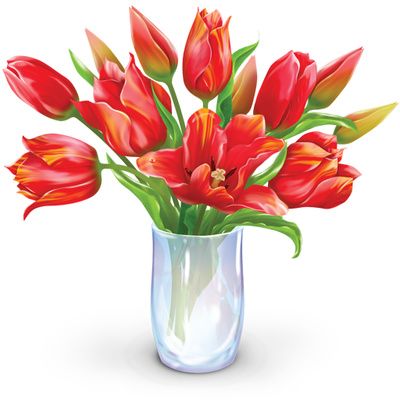 Vase Of Flowers Clip Art 