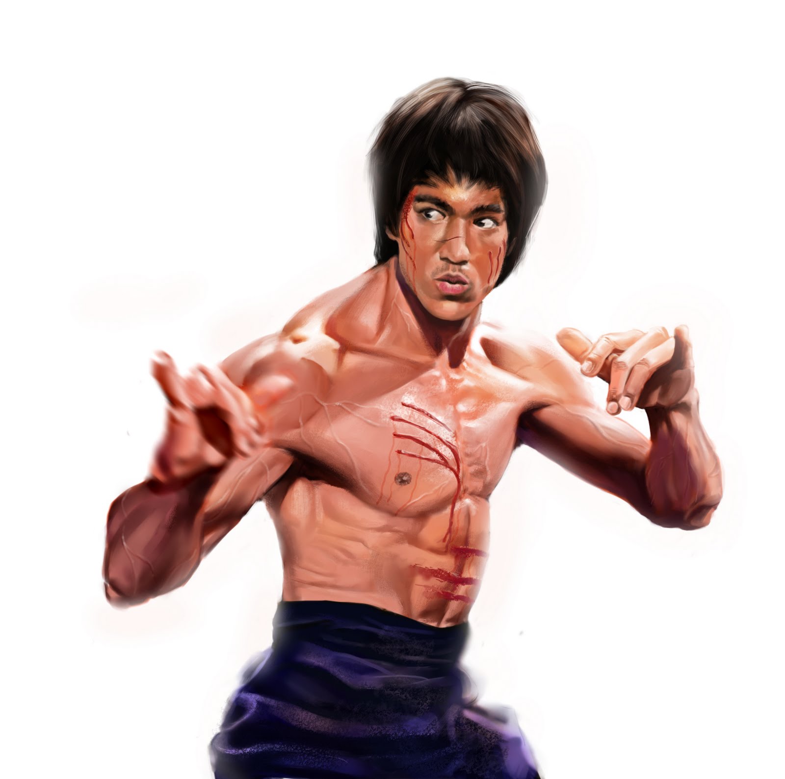 Clipart of bruce lee 