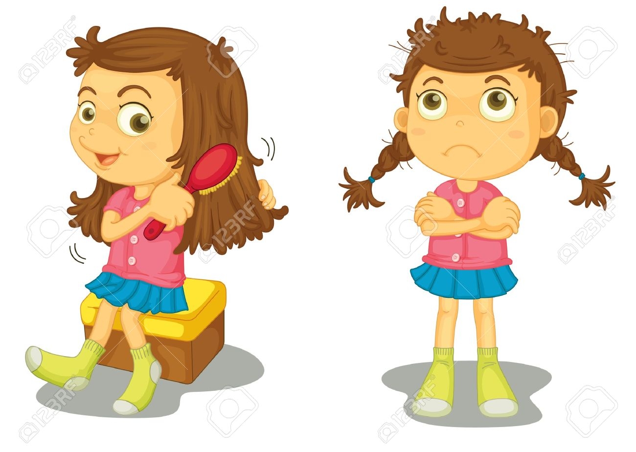 brush your hair clipart - Clip Art Library