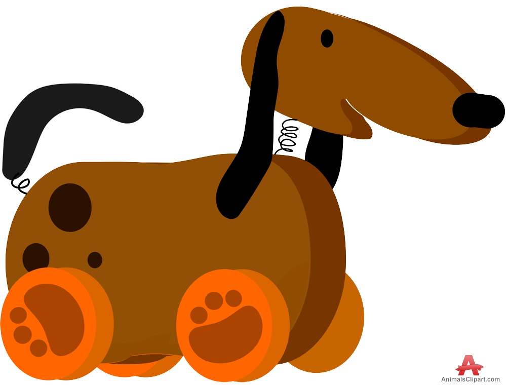 Dog Wooden Toy Clipart 