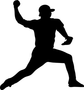 Baseball player clipart catcher free image 