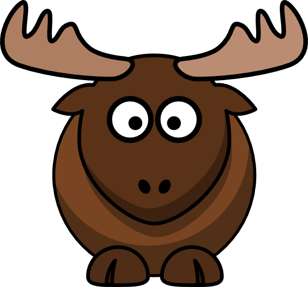 Cartoon Moose Clipart 