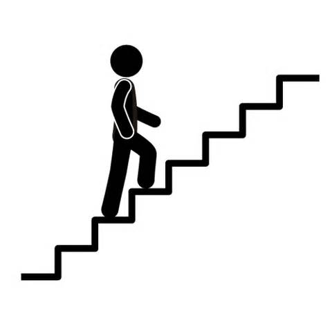 Image result for steps clipart black and white