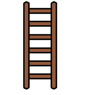 Escalera madera antigua