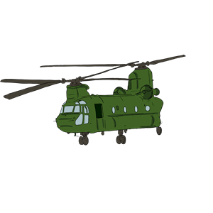 Chinook Helicopter 1 clipart, cliparts of Chinook Helicopter 1 