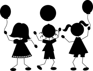 Silhouette Cartoon Clipart Image 