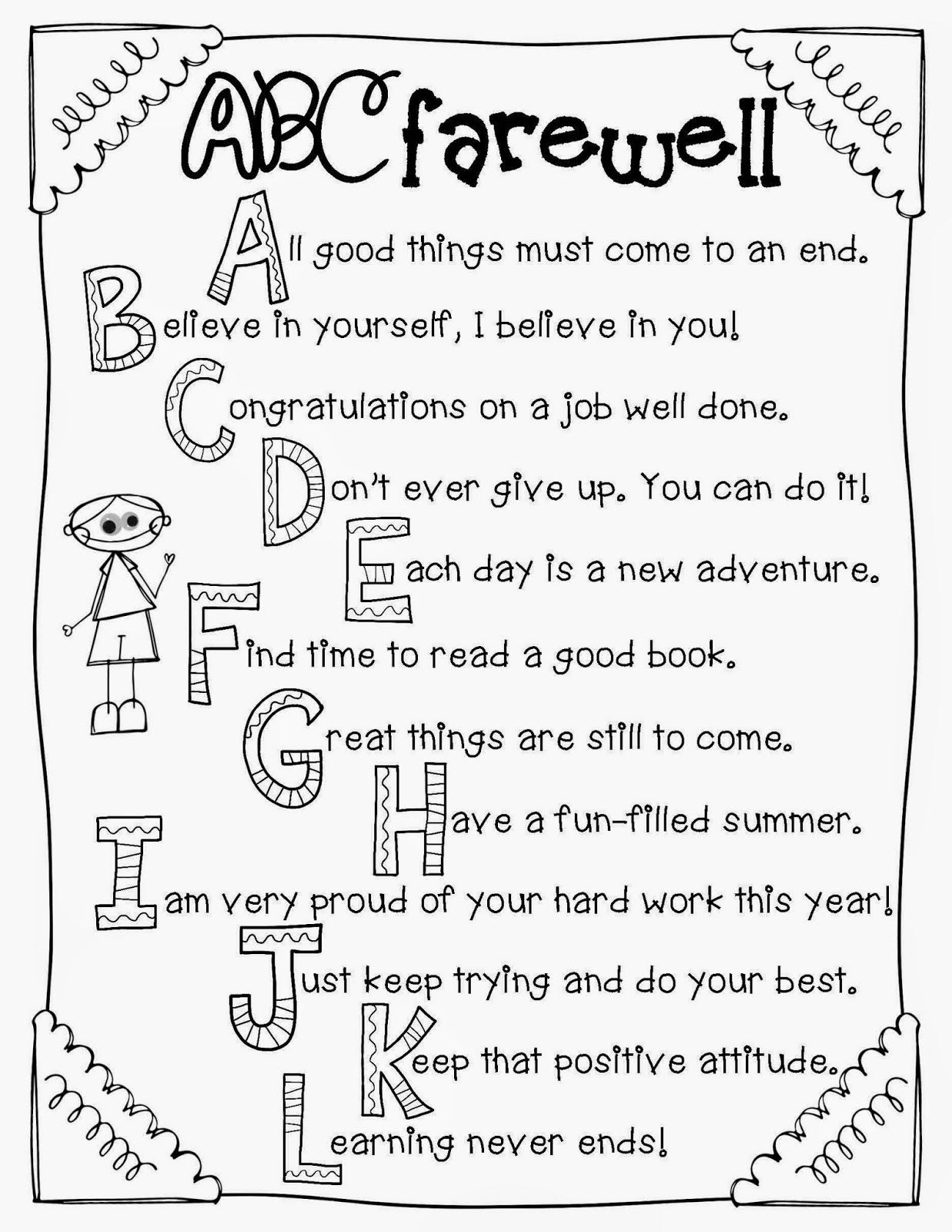 free funny farewell clipart