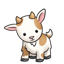 Cartoon Baby Goat 