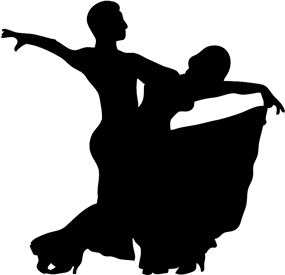 Free Ballroom Dancers Silhouette, Download Free Ballroom Dancers
