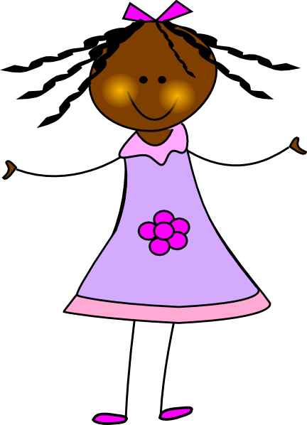 Clipart african american girl 