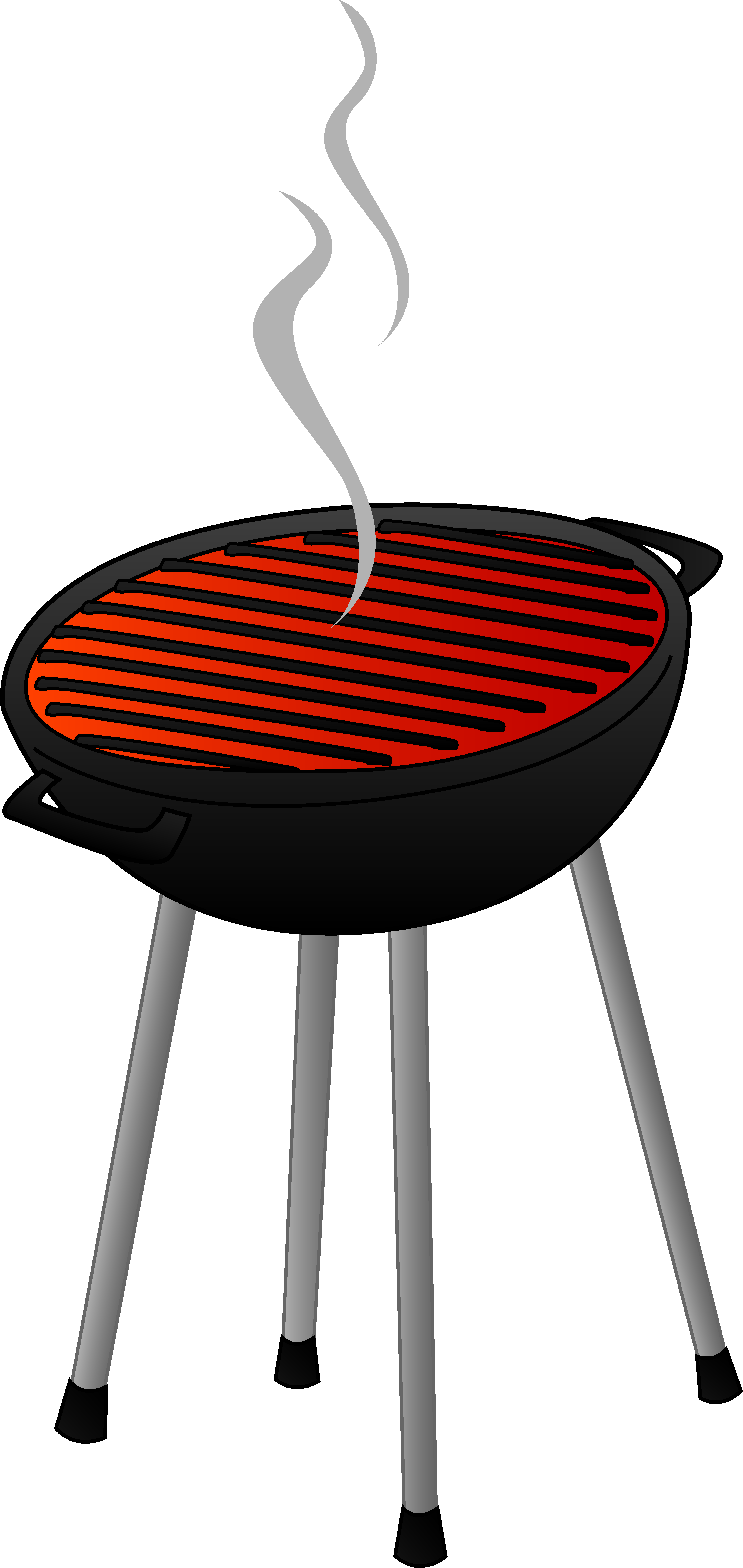Bbq open pit clipart 