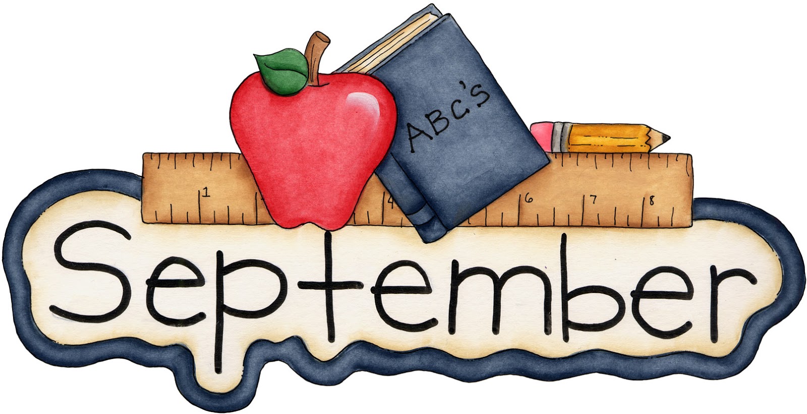 Calendar September Month Clipart 