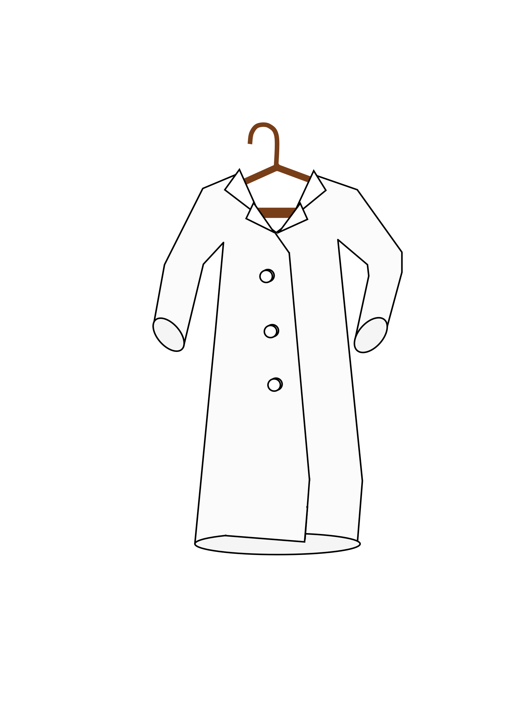 Clip Arts Related To : lab coat back clipart. 