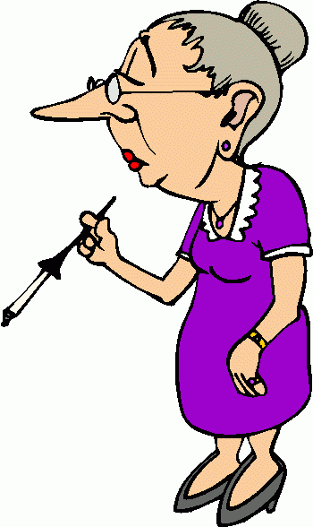 funny old lady clipart - Clip Art Library
