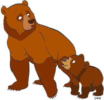 bear and cub clipart - Clip Art Library