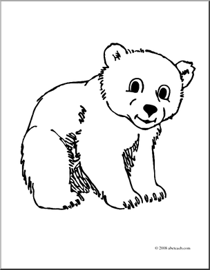 Bear cub clip art 