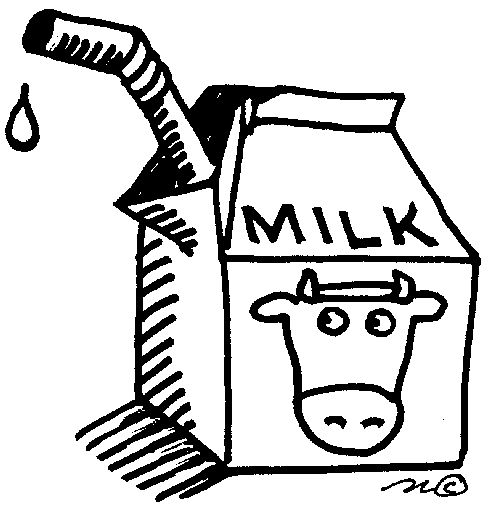Free Milk Clipart Black And White, Download Free Milk Clipart Black And