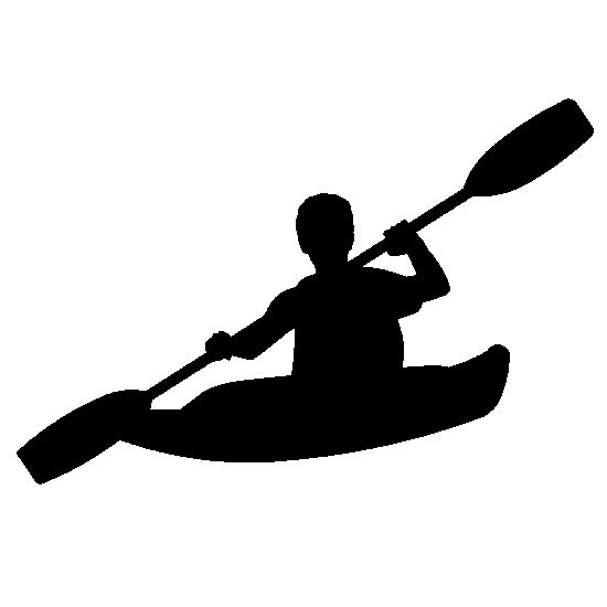 Canoe Silhouette Clip Art 