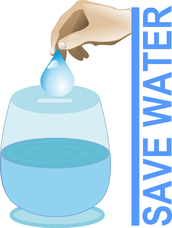 Free Clipart: Save Water 