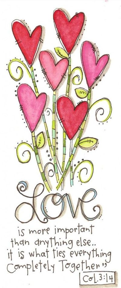 Love and unity scripture clipart 