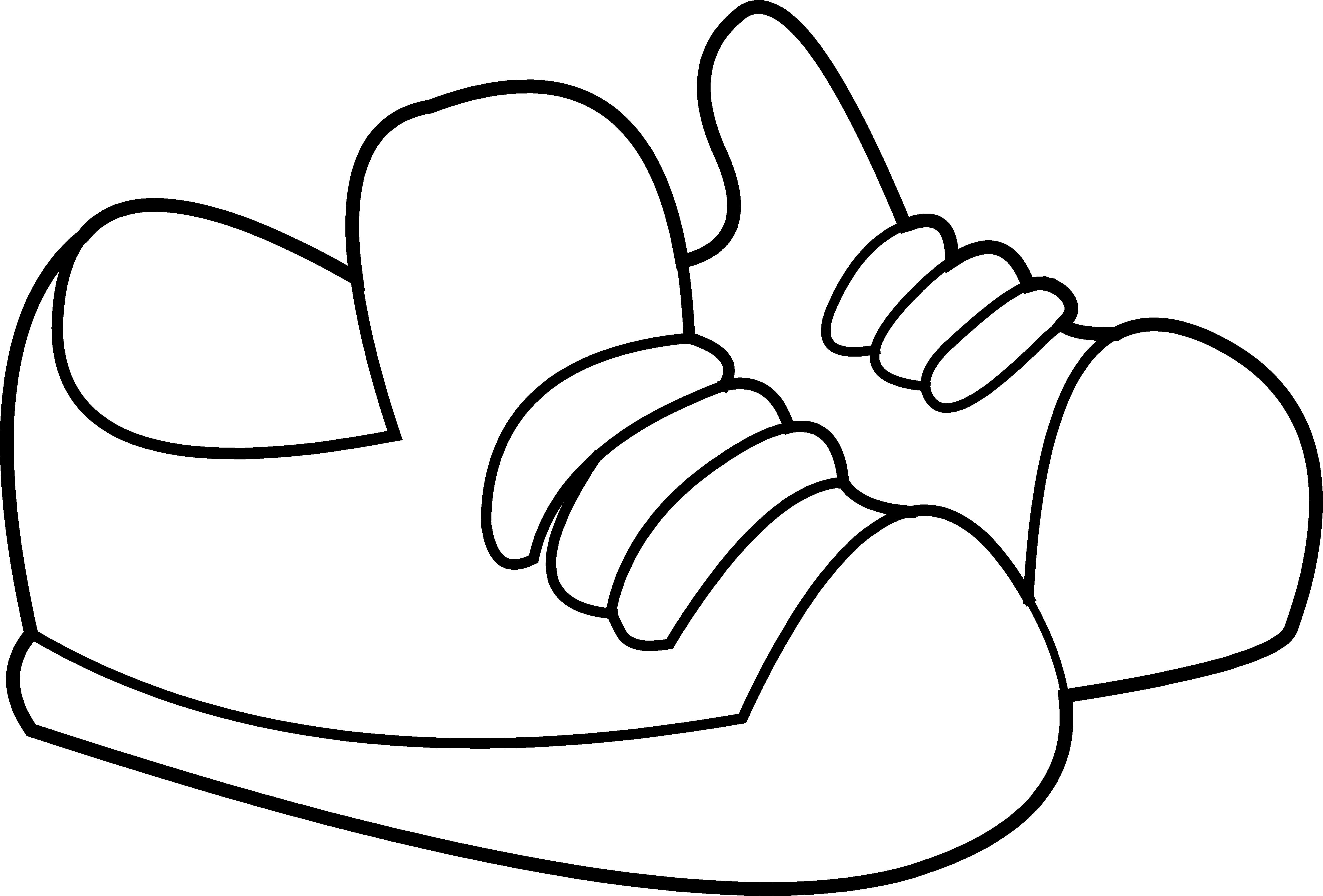 shoes clipart black and white - Clip Art Library