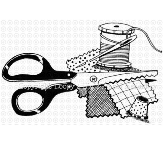 Sewing notions clip art 