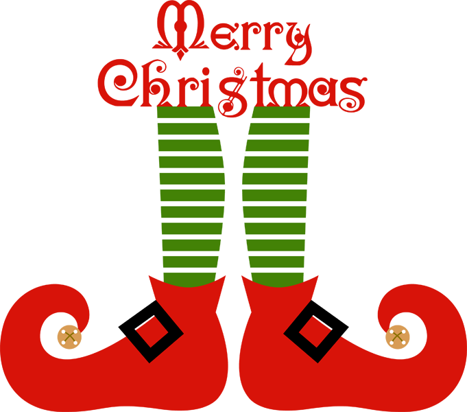 Christmas Elf Shoes Clipart 