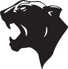 Mascot Clipart Image of Panthers Cougars Tearing Ripping Claw 