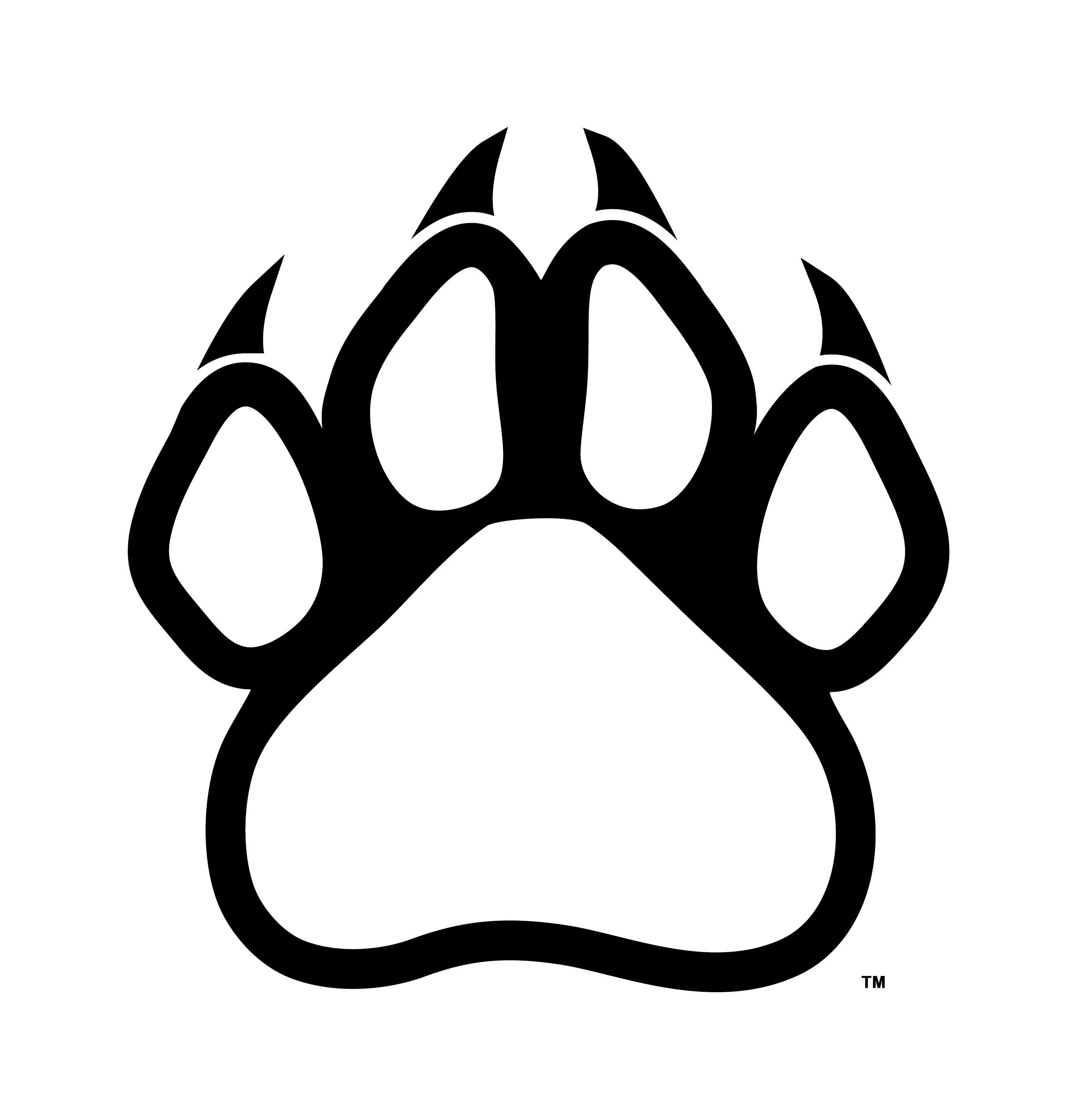 Clipart cougar paws 