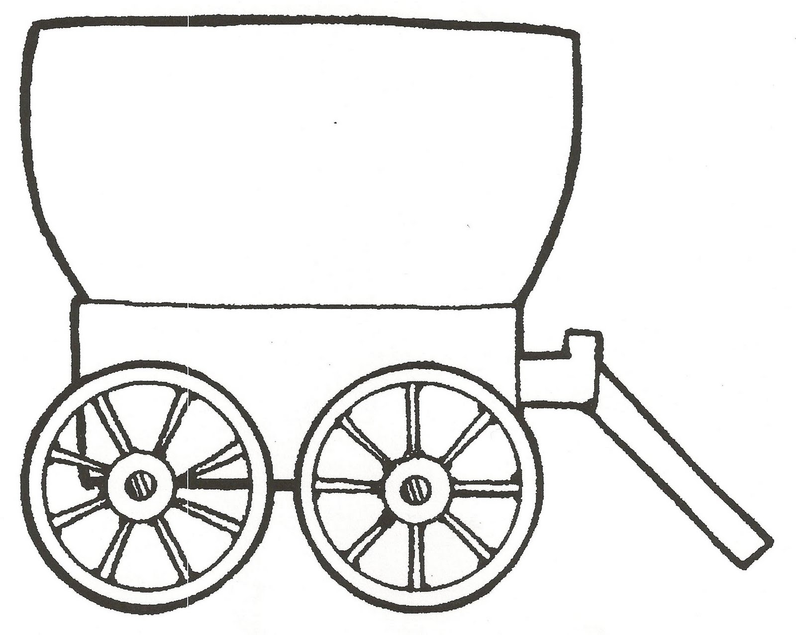 Covered Wagon Clipart 