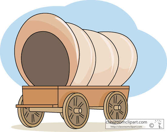 Covered Wagon Clipart 