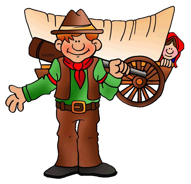 covered wagon clipart 