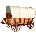 Ideal Covered Wagon Clipart Image 