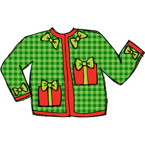 Ugly sweater christmas clipart 