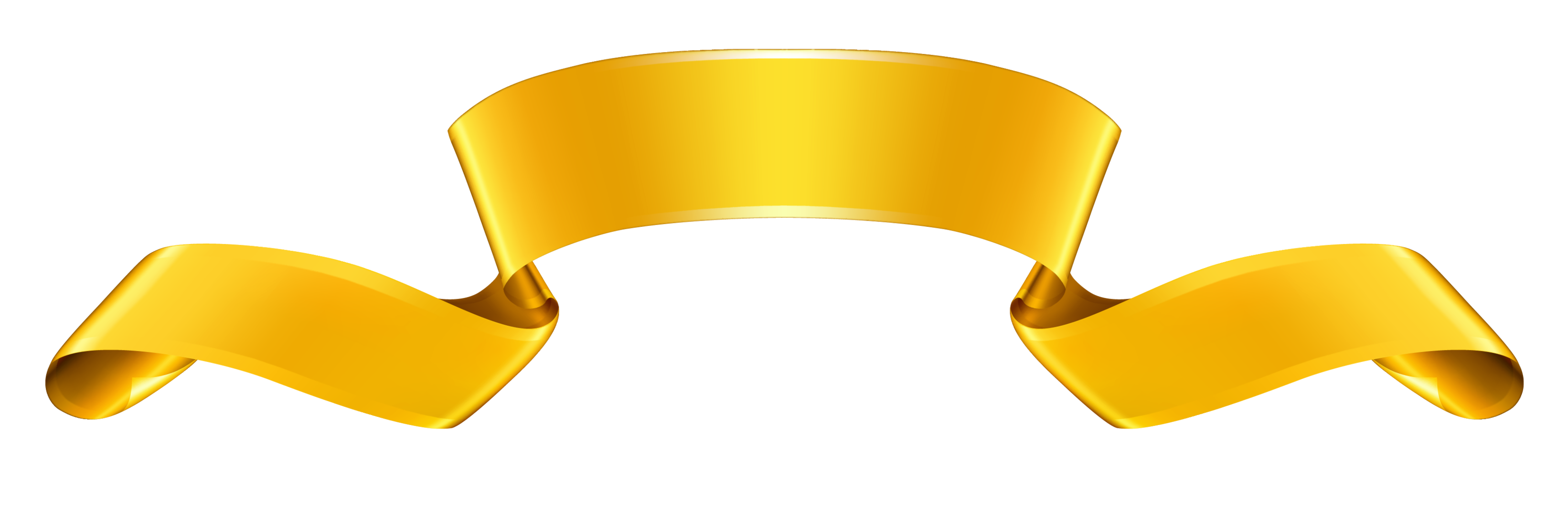 Gold Banner PNG Clipart Clipart 