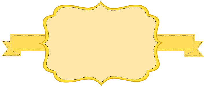 Gold banner clipart 