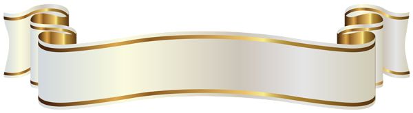 Gold banner clipart 